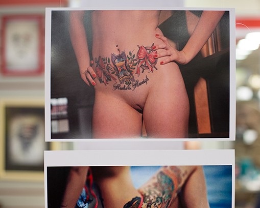 татуировки на пизде